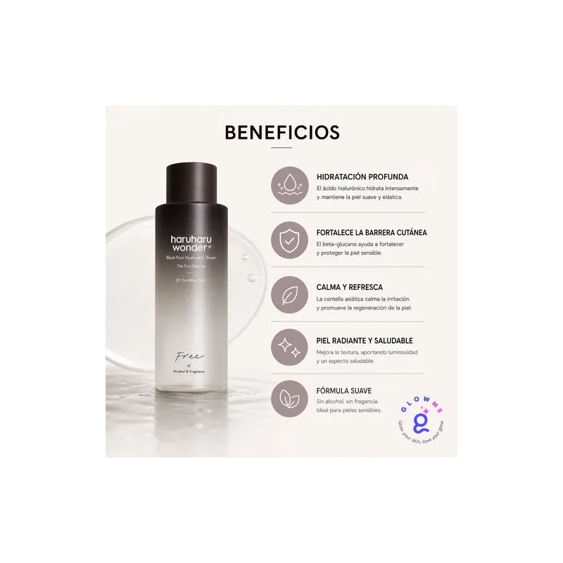Haruharu Wonder Black Rice Toner 150ml Piel Sensible