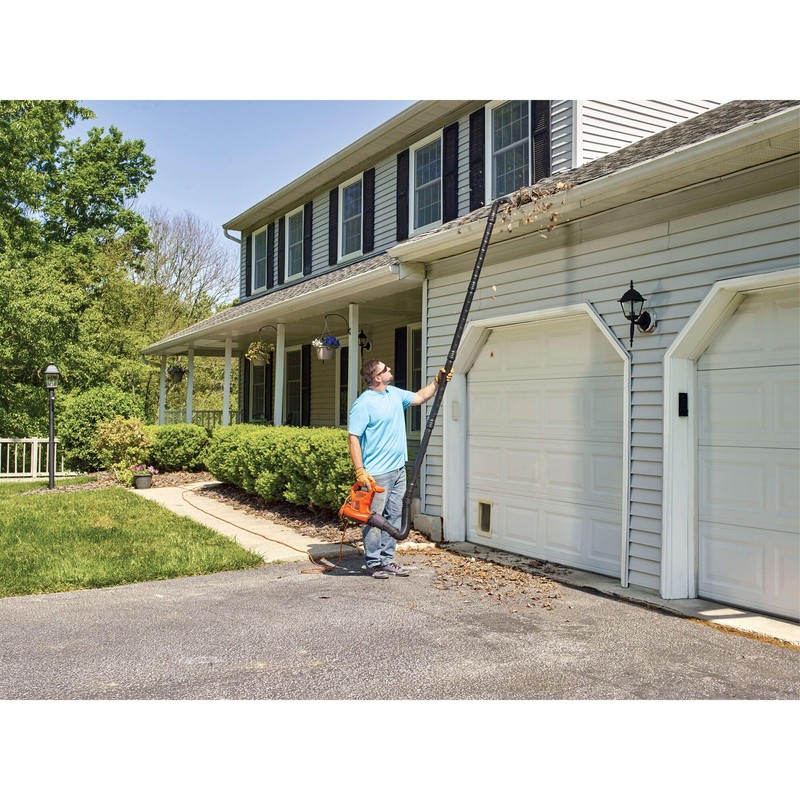 BLACK+DECKER Gutter Clean Attachment For Blower, Quick Connect (BZOBL50)