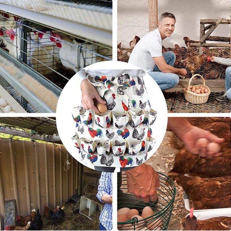 Colrid Egg Apron, Egg Apron Collecting, Egg Apron Apron, Farm