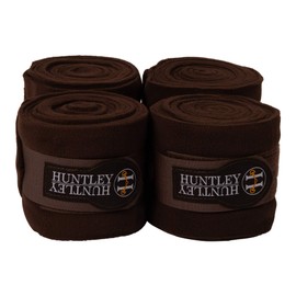 Huntley Equestrian Polo Wraps for Horses: Protective Leg Support Bandage for Training, Exercising, Turnout- 4 Wraps in a Pack