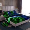 Gamepad Kids Sheet Full Size,Modern Videogame Gaming Controller Bedding Set,Boys
