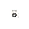 PATIKIL M2 Nylon Flat Washers 150pcs 2mm ID 5mm OD