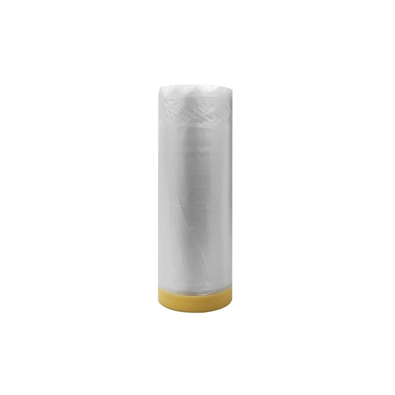 VViViD Heavy-Duty Tape and Drape Plastic Drop Cloth Masking Paper