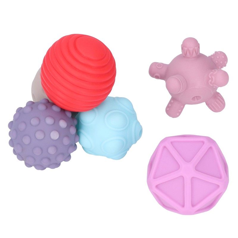 Soft Rubber Building Blocks DIY Infants Toddlers Manual Brain Relief