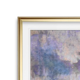 Cascadia I Abstract Wall Art with Gold Frame Minimalist Botanical Artwork Contemporary Art Framed Giclee Canvas Prints Modern Home Wall Decor Painting for Office, Bedroom, Bathroom