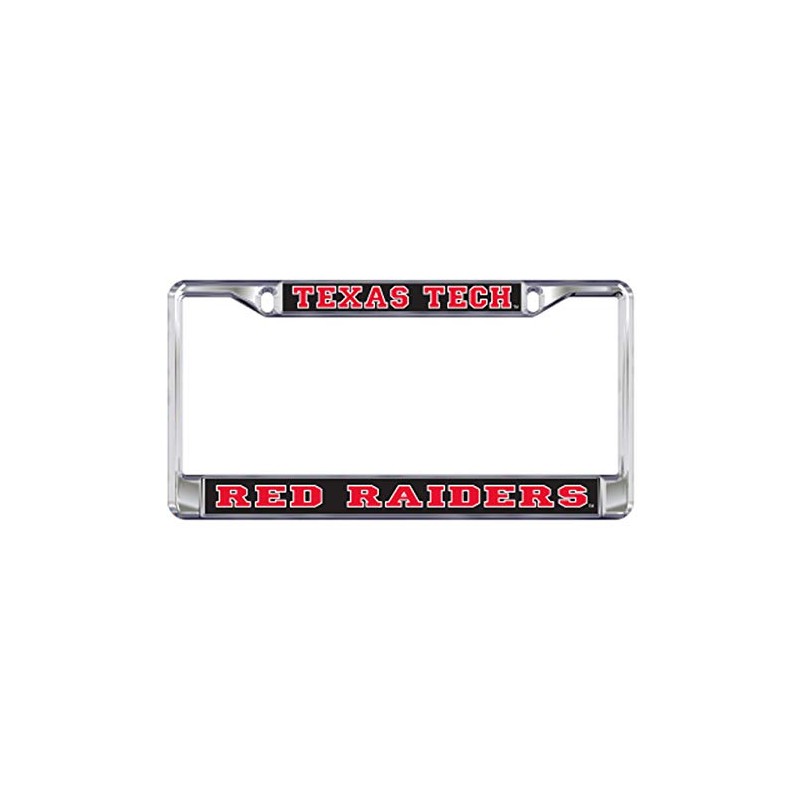 TEXAS TECH Red Raiders Chrome License Plate Tag Frame