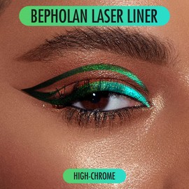 BEPHOLAN Chameleon Metallic Green Eyeliner Pencil Waterproof Gel Eye Liner Pencil Shifting Colors Glitter, Smudge Proof 24h Long-Lasting Eyeliner Pen (WILD OASIS)