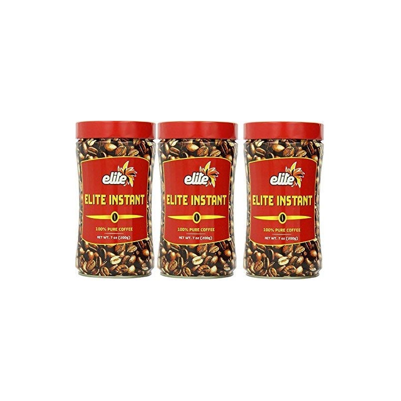 Elite Instant Coffee, 7oz (3 Pack) | Kosher for Passover,