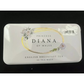 NEW ENGLISH TEAS ENGLISH BREAKFAST TEA PRINCESS DIANA OF WALES ENGLISH BREAKFAST TEA  40 TEA BAGS