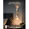 Tubicen Gold Wall Sconce Indoor Dimmable Mid Century Modern Up