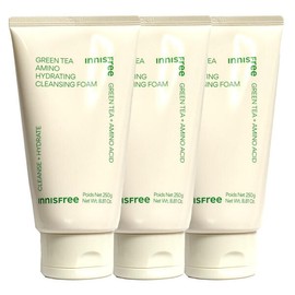 Innisfree 이니스프리 그린티 아미노 수분 클렌징폼 250g x3개 Innisfree Green Tea Amino Hydrating Cleansing Foam 250g x 3