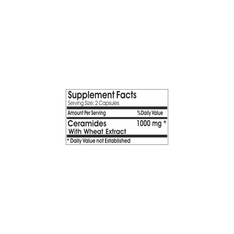 Ceramides with Wheat Extract 1000mg // 180 Capsules // Pure