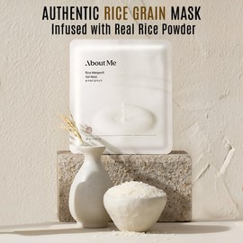 Rice Makgeolli Gel Mask - Hydrating Face Mask with Fermented Rice Wine for Smooth, Bright Skin, Vegan (5 Sheets)