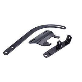 Small Block Alternator Bracket Kit Black Compatible for SBC Small Block Chevy Engines with Short Water Pump