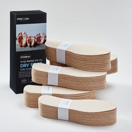 Thin shoe insole Sneakers odor removal Foot odor military disposable sweat absorbing dryfoot Dryfoot Original 1+1 (30 pairs) M (245~260mm) / 얇은 신발 깔창 운동화 냄새 제거 발냄새 군대 일회용 땀흡수 드라이풋 드라이풋 오리지널 1+1 (30켤레)  M(245~260mm)