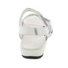 Easy Spirit Women's Hartwell Flat Sandal, White, 8 X-Wide