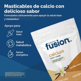 Bariatric Fusion Bariatric Calcium Supplement Chews  Calcium Citrate with Vitamin D3 Bariatric Vitamin  Sugar Free Chewable  500mg  Vanilla  60 Count 
