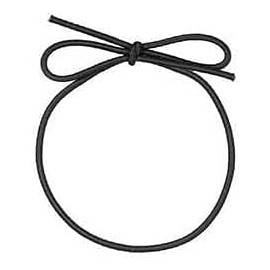 K-Kraft 16-Inch Stretch Loops for Crafts and Easy Gift-Wrapping 100 Count (Black)