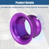 55mm Velocity Stack Motorcycle Velocity Stack Aluminum Alloy Purple