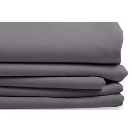 Moondream Solid Blackout Curtain, 57" W x 108" L, Grey (Cloud MC09), Grommet, 1 Panel