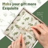 Aobkiat 24PCS Green Olive Leaf Themed Tissue Paper for Bags,Christmas