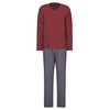 CALIDA Relax Streamline Men's Long Pyjamas, Mars Red