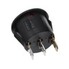 KCD1-105 20mm Diameter Round Red Rocker Switch (3pin 2position) The