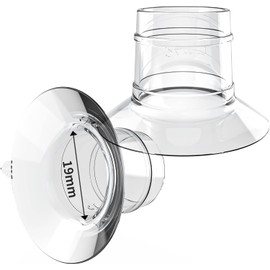 Inserto De Brida 19mm 2 Piezas, Compatible Con LansinohMomcozy S9 ProS12 ProMedelaWillowElvie, EscudoBrida De Extractor De Leche Portátil, Colector...