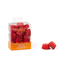 Decora, 0339637 Red Bon Bon Baking Cups, Comfortable Baking Cups for Baking, Serving and Gifting Bon Bons, Heat Resistant up to 220 °C, in Practical Blister Packaging
