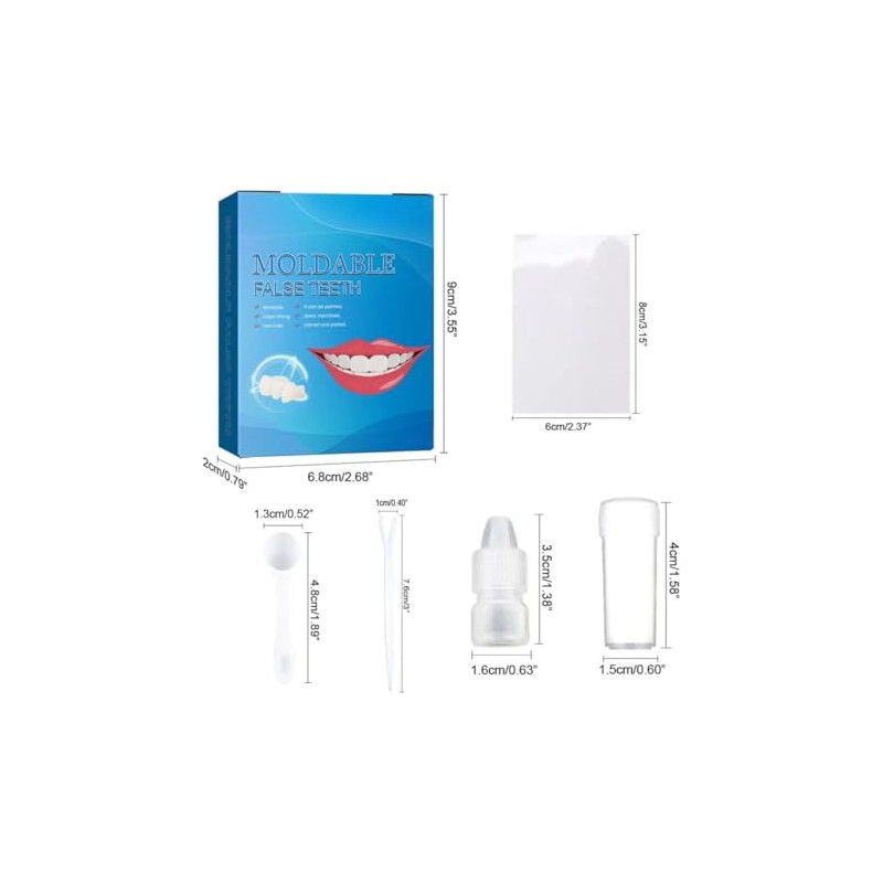 Universoenl?nea.com | Kit Reparaci?n Temporal Dientes Rotos Postizos Empaste Falso,