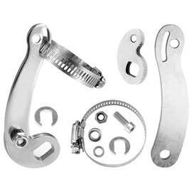 XIUWK 2 Set Thickened Torque Arm Conversion Kit for Electric Bicycle Front or Rear, for 14mm / 16mm Motor shafts (16mm)