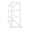 Whitmor 4 Tier 20 Pair Floor Shoe Rack - White