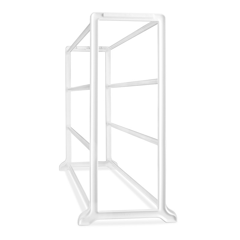 Whitmor 4 Tier 20 Pair Floor Shoe Rack - White