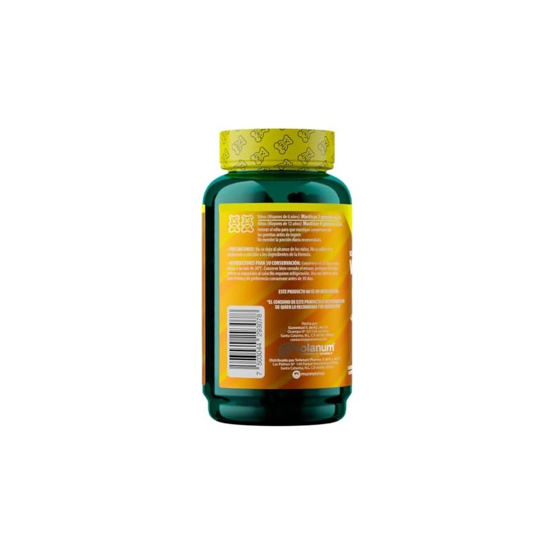 Solanum Nutrioso Gomitas para Nios a base de Vitamina C