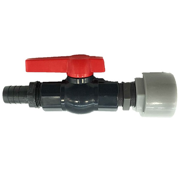 bath & bath Suiko 25A / 1B Resin Ball Valve for Rory Tank Drain Hose Inner Diameter 1.0 inches (25 mm) with Bamboo Shoot