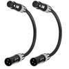 SMALL-EYE XLR Cables 1 Foot 3-Pin XLR Male to Female