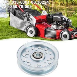 LT Easiyl 1 x Flat Pulley 033-6001-00 Replacement Part 30224 Pulley 280-850 Compatible with Bad Boy Outlaw CZT Compatible with Maverick HD