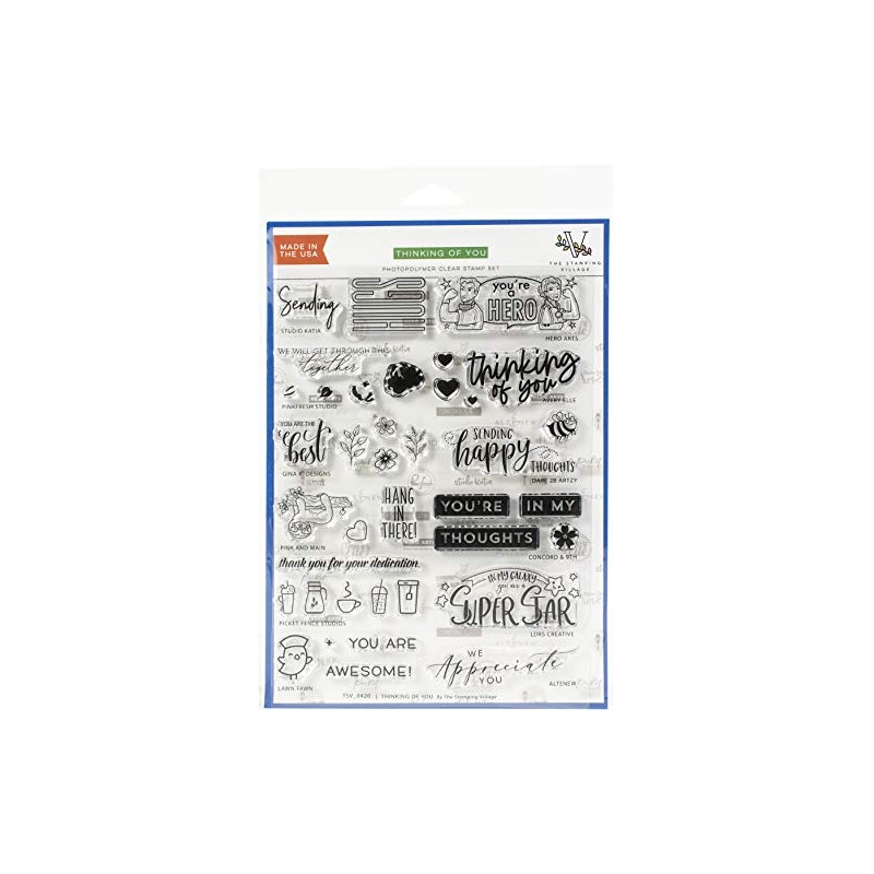 CONCORD & 9TH Thinking O Clear Stamps 6X8 O