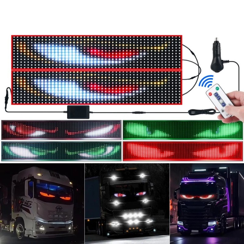 OPRAH 48 inch LED Devil Eyes Flexible Screen Panel Car