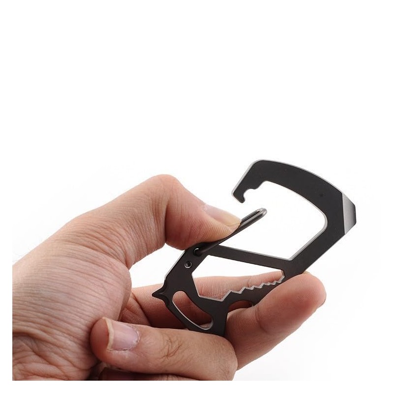Carabiner Keychain Clip, Anti-Lost Key Holder and Quick Release Backpack