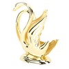 Gold Napkin Holder Elegant Modern Tissue Dispenser Stand Zinc Alloy