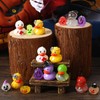 GGSTDDU 72Pcs Halloween Mini Ducks Pumpkins Resin Figurines Decor