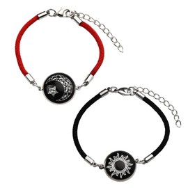 Matching Sun and Moon Bracelet for Couples Gifts for Boyfriend Girlfriend Anniversary Xmas Gifts for Wife Husband Long Distance Relationship Bracelets for Best Friend Christmas Birthday Gift