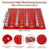 Nut and Bolt Thread Checker, 36 Thread Sizes Checker, Aluminum