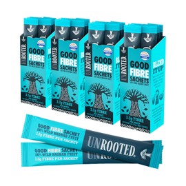 UNROOTED Baobab Powder, Fibre Sachets, Daily High Fibre Supplement 28 Pack