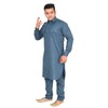 Desi Sarees Men's Punjabi Style Shirt Collar Soft Cotton Kurta
