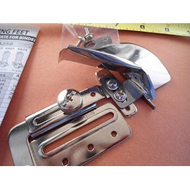 Japan SUISEI TOP Bottom Double FOLD BIAS Tape Binder Similar to Bernnina Binder Attachment # 88 for Unfolded bias Tape Tape for Quilt Binding #A9S (Tape Size 32mm)