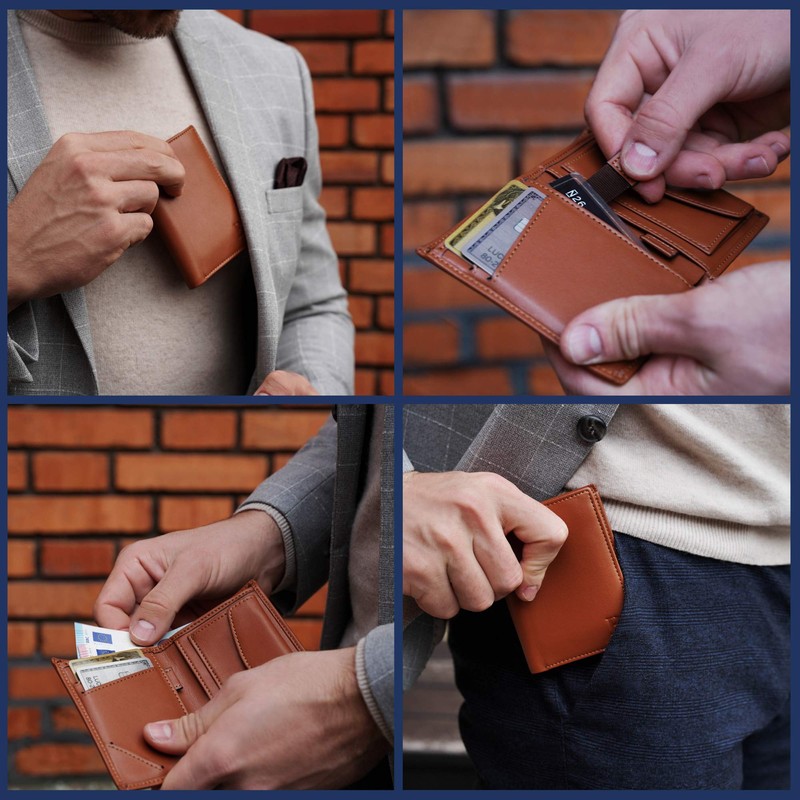 LOGAN & BARNES Zurich Men's Mini Wallet with TÜV Tested
