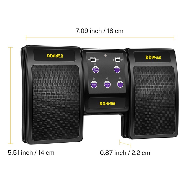 Donner Tablet Page Turner Page Turner Wireless Sheet Score Flip