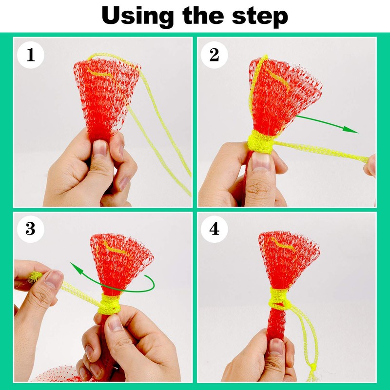 ZAUGONTW Resuable Nylon Mesh Bags, Hanging Watermelon Nets Bags, Thicker